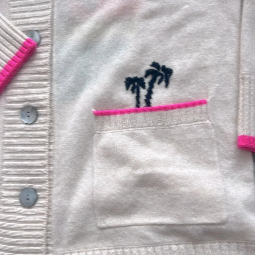 BRODIE CASHMERE CARDIGAN SWEATER - Picture 5 of 8